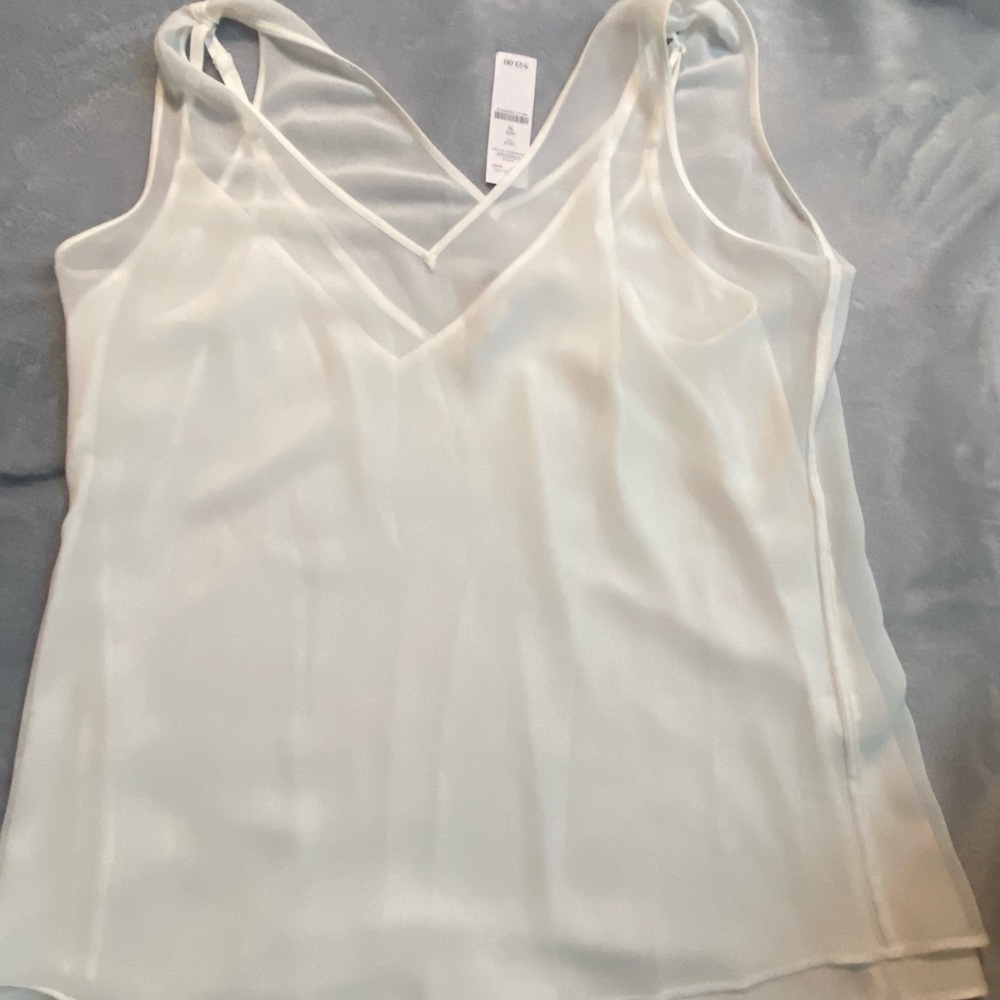 NWT Sheer Lined Cami. White House Black Market.